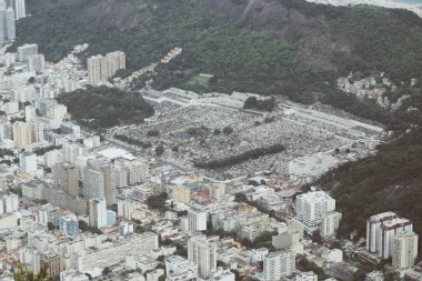 Rio de Janeiro Üstten bakış kapatın
