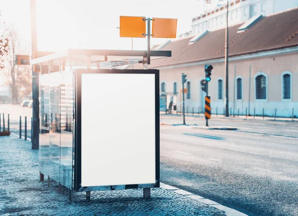 Boş billboard yer tutucu mock-up