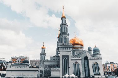 The Grand Cathedral Mosque in Moscow clipart
