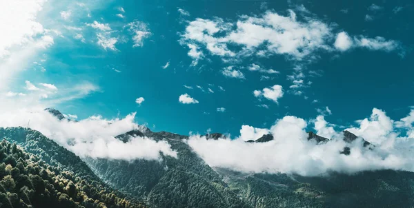 Panorama de las montañas Rosa Khutor —  Fotos de Stock