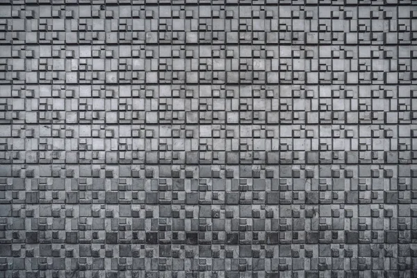 Grey tiled regular texture of a wall — Stock Photo, Image