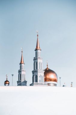 Kış aylarında büyük katedral cami