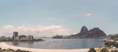 Rio cityscape Botafogo bölgesinde Panoraması