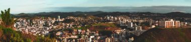 Panorama of Juiz de Fora, Brazil clipart