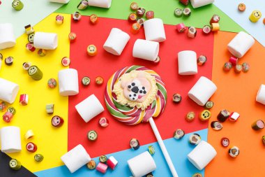 şeker lolipoplar desenle