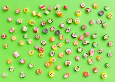 şeker lolipoplar desenle