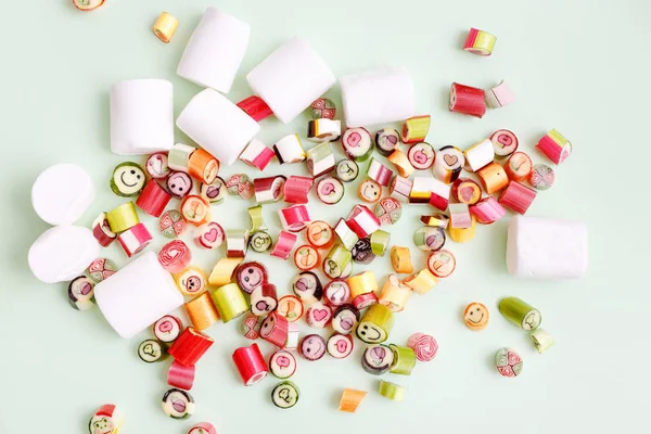 Candy minta nyalókák — Stock Fotó