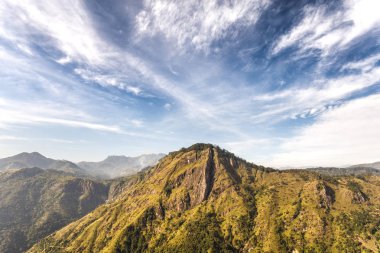 sri Lanka dağ manzarası.