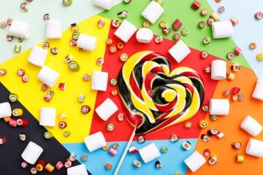 şeker lolipoplar desenle