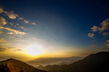 güzel gün batımı manzarası