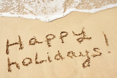 tropikal plaj manzara