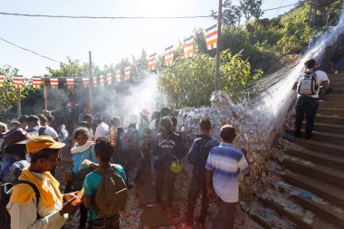 Hacılar kutsal dağ tırmanma iz