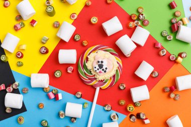 şeker lolipoplar desenle