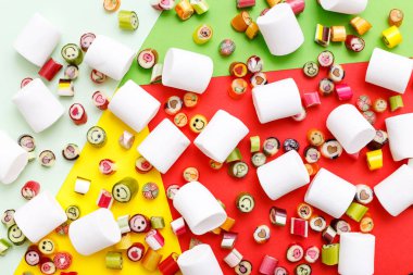 şeker lolipoplar desenle