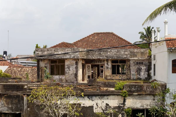 Galle kale eski sokak, — Stok fotoğraf