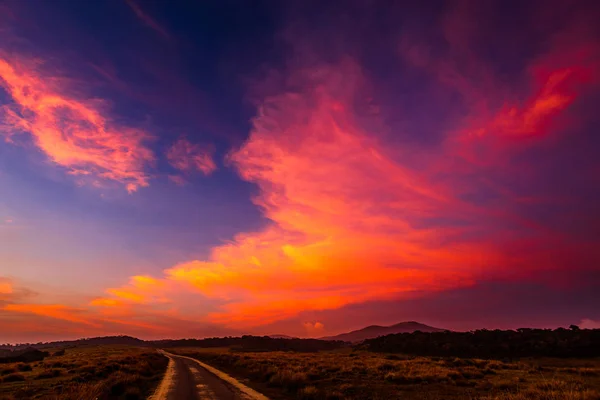 Paisaje en montañas tropicales — Foto de Stock