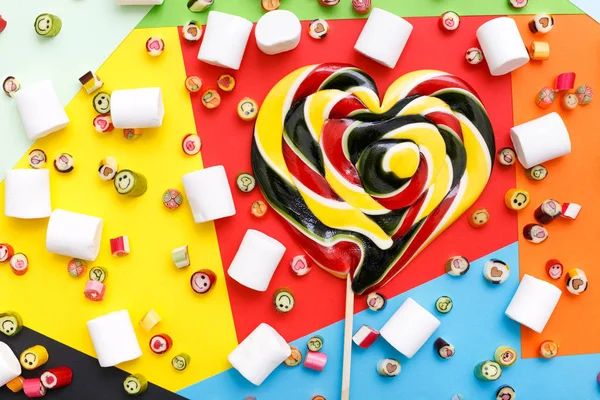 şeker lolipoplar desenle