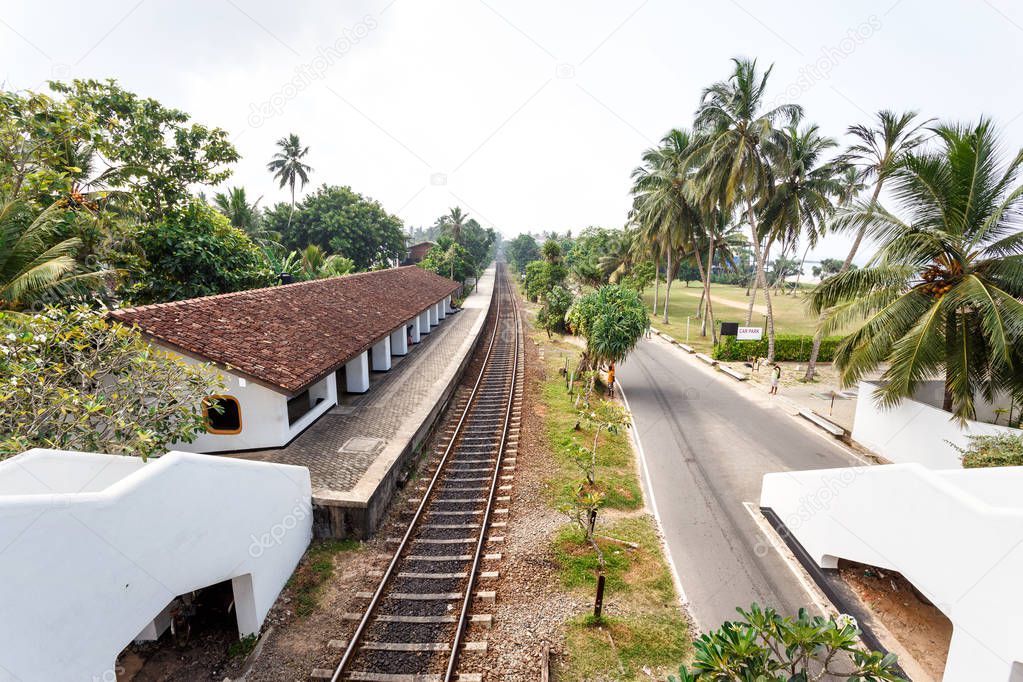 Railway station in Bentota