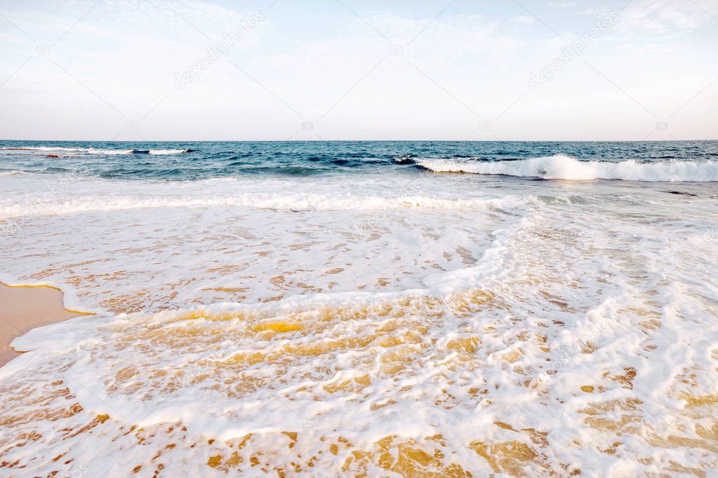 landscape with tropical beach