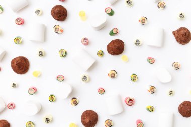 Mantar ve meyve lolipop