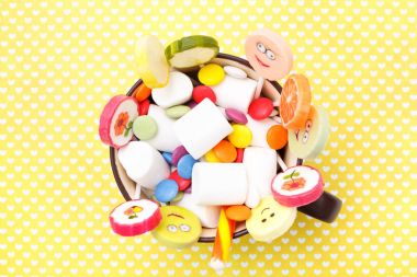 renkli lolipop Kupası