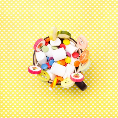 renkli lolipop Kupası