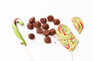 mantar ve renk lolipop