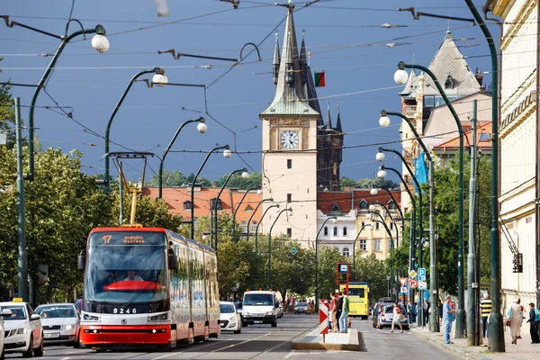 Street roads in Prague — Stock Photo, Image