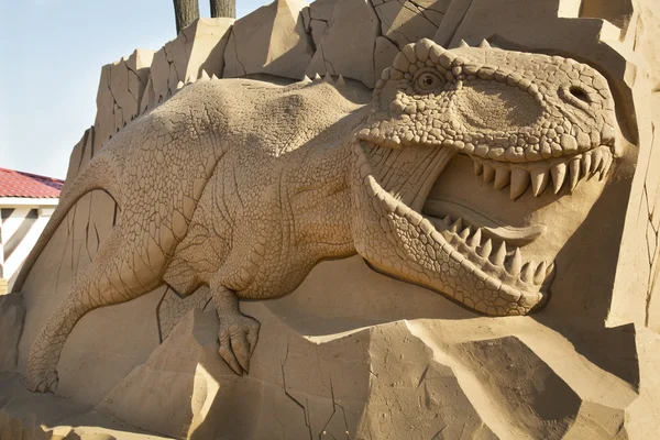 Escultura de arena en la fortaleza de Pedro y Pablo . —  Fotos de Stock