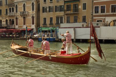 Venedik Tarihi Regatta (Regata Storica).