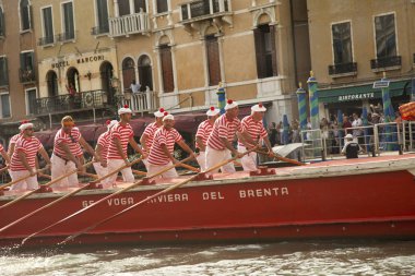  Venedik Tarihi Regatta (Regata Storica).
