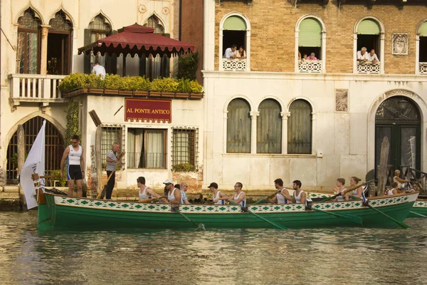 Venecia Regata Histórica (Regata Storica ). —  Fotos de Stock