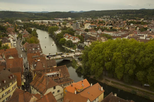 Panorama da cidade alemã Tbingen . — Fotografia de Stock
