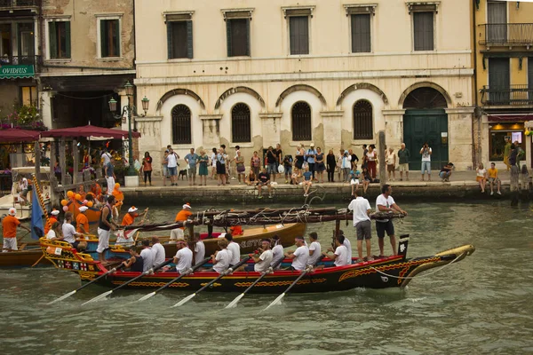Venecia Regata Histórica (Regata Storica ). — Foto de Stock