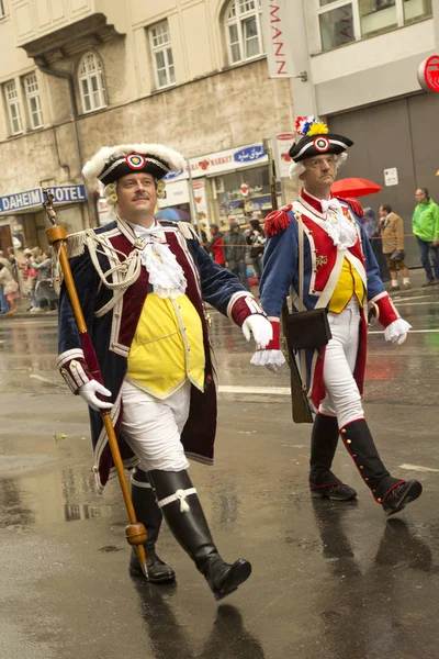 Oktoberfest a Monaco di Baviera. La marcia attraverso il centro della città . — Foto Stock