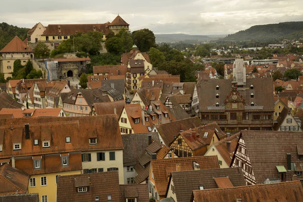 Panorama da cidade alemã Tuebingen . — Fotografia de Stock