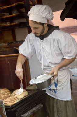Noel pazarı Esslingen, Almanya.