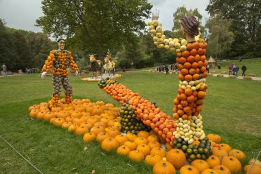  Balkabağına Ludwigsburg kasaba parkta yapılan resimler.