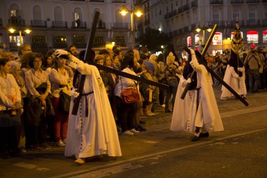  Kutsal hafta alayı Madrid.