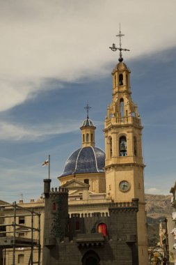 ALCOY, ALICANTE, SPAIN. 22 APRIL 2017. Church Santa Maria in Alcoy . clipart