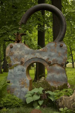 Saint-Petersburg, Rusya. 13 Haziran 2016. Mikhailovsky Bahçesi, St. Petersburg, Rusya.