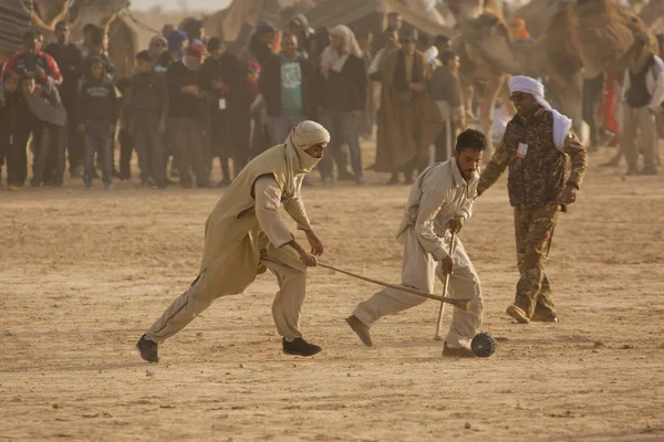 Douz Tunisia Dicembre 2018 Festival Del Sahara Douz Tunisia Hockey — Foto Stock