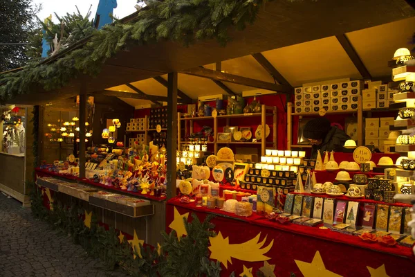 Estúdio Alemanha Dezembro 2018 Mercado Natal Stuttgart Alemania — Fotografia de Stock