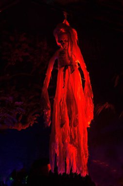 Stuttgart, Almanya, 31 Ekim 2018. Almanya 'nın Stuttgart kentindeki Wilhelma Hayvanat Bahçesi' nde Cadılar Bayramı kutlaması.