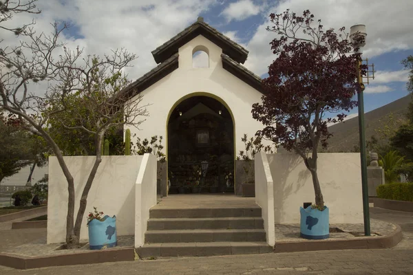 Quito Ecuador Juni 2019 Byggnad Mitten Världen Mitad Del Mundo — Stockfoto