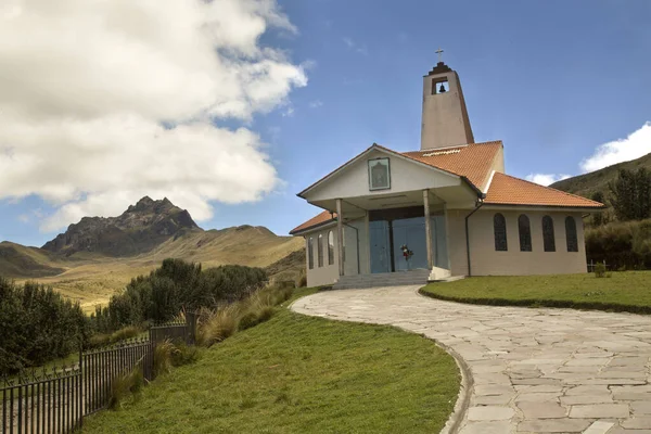 Quito Ecuador Juni 2019 Liten Capella Andean Höglandet Quito Ecuador — Stockfoto