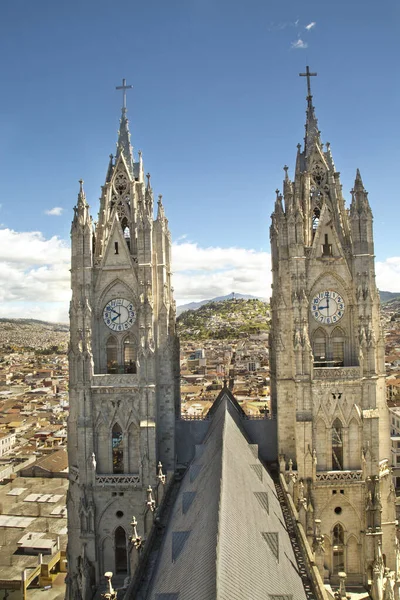 Quito Ecuador Czerwca 2019 Basilica Del Voto Nacional Quito Ekwador — Zdjęcie stockowe