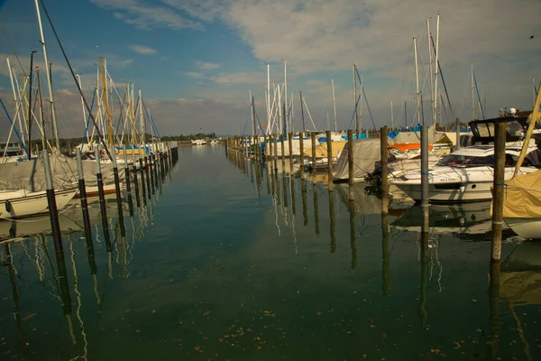 Konstanz Germania Maggio 2019 Veduta Del Porto Sul Lago Bodensee — Foto Stock