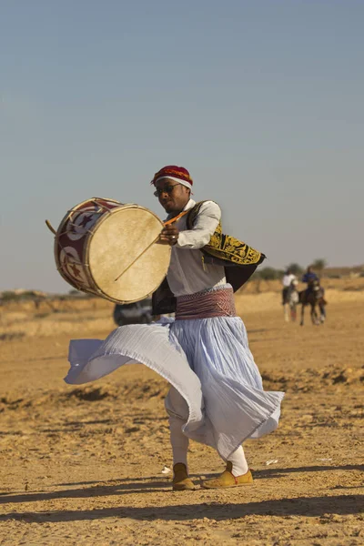 Ντουζ Τουνίσια Δεκεμβριου 2018 Φεστιβάλ Της Σαχάρας Στο Douz Τυνησία — Φωτογραφία Αρχείου