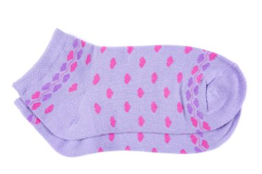 renkli pamuklu çorap